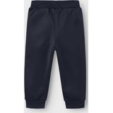 Joggingbroek - Zwart - Ongeborstelde Sweatstof - Regular Fit