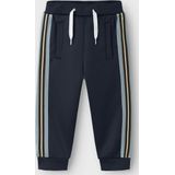 Joggingbroek - Zwart - Ongeborstelde Sweatstof - Regular Fit