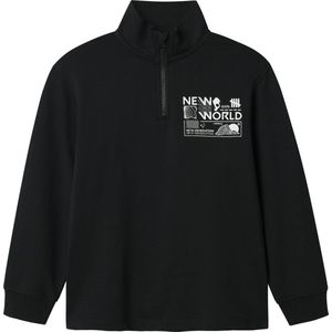 NAME IT - NKMKIMBA - Sweatshirt - Zwart/Wit