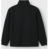 NAME IT - NKMKIMBA LS NREG HALF ZIP SWEAT UNB - Zwart - Jongens - Sweaters