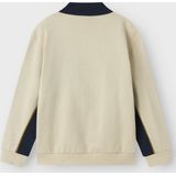 NAME IT - Nkmlucan Ls Nreg Sweat Polo - Wit - Katoen