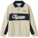 NAME IT - Nkmlucan Ls Nreg Sweat Polo - Wit - Katoen