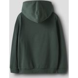 Sweatshirt - Hoodie - Kangoeroezak - Rubberen Print - Regular Fit