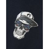 Sweatshirt - Kangoeroezak - Rubberen Print - Hoodie - Lange Mouwen - Regular Fit