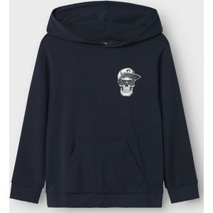 Sweatshirt - Kangoeroezak - Rubberen Print - Hoodie - Lange Mouwen - Regular Fit