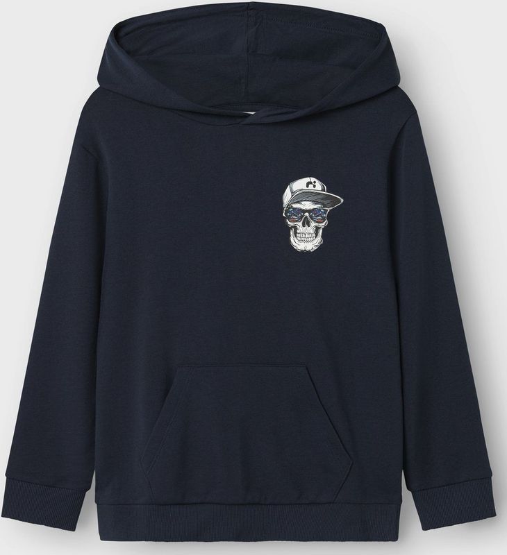 Sweatshirt - Kangoeroezak - Rubberen Print - Hoodie - Lange Mouwen - Regular Fit