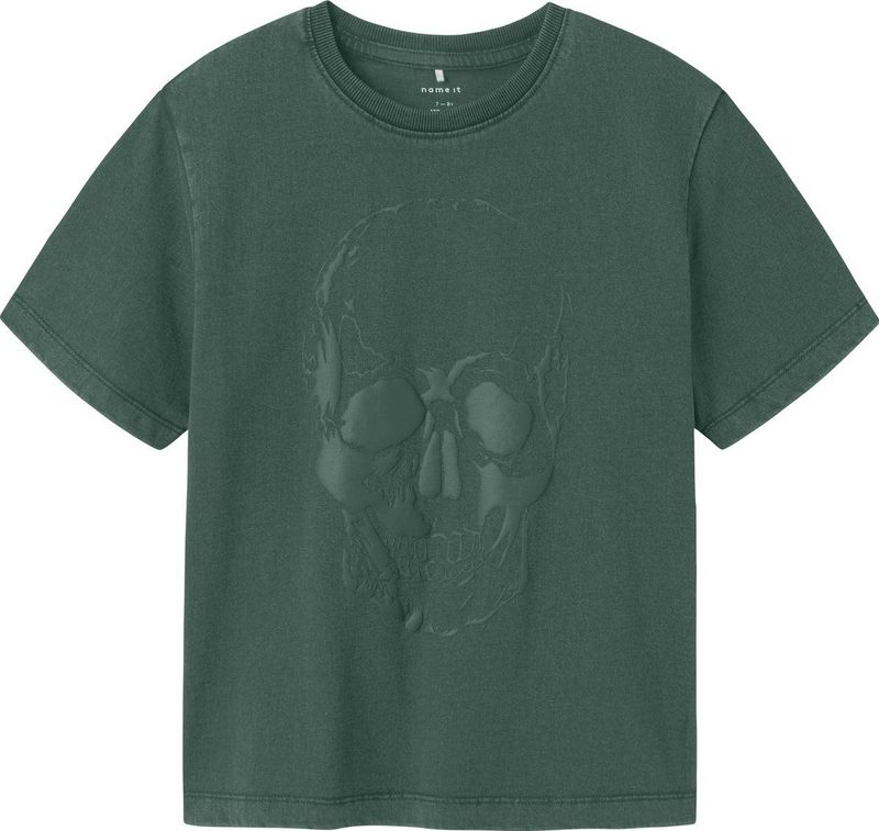 NAME IT - NKMLAYTON SS NREG TOP - T-shirt - Groen - Korte Mouwen