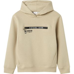 Name It - Nkmleonas Ls Nreg - Sweatshirt - Bruin - Kinderen