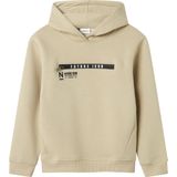 Name It - Nkmleonas Ls Nreg - Sweatshirt - Bruin - Kinderen