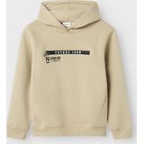 Name It - Nkmleonas Ls Nreg - Sweatshirt - Bruin - Kinderen