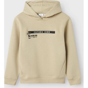 Name It - Nkmleonas Ls Nreg - Sweatshirt - Bruin - Kinderen