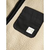 NAME IT - NKMLANE - Fleece Jas - Camel/Zwart