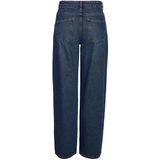NOISY MAY - Curve - High Waist Mom Jeans - Dark Blue Denim