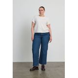 NOISY MAY - Curve - High Waist Mom Jeans - Dark Blue Denim