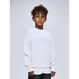 Name It Sweatshirt - NkmReader - Light Grey Melange - Name It - 7-8 jaar (122-128) - Sweatshirt