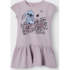 Stitch - Jurk - Glitterprint - Korte Mouwen - Jersey