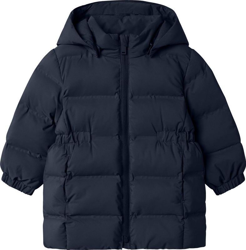 NAME IT - Pufferjas - Lange Gewatteerde Jas - Kinderen