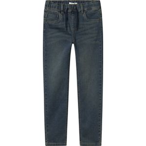 Jogger Fit Jeans - Blauw - Katoen - Verstelbare Taille