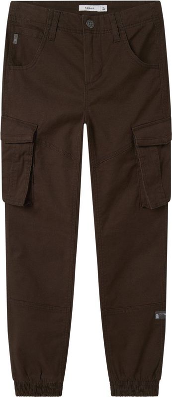 Cargobroek - Groen - Katoen - Middelhoge Taille - Verstelbare Taille