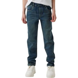 Jogger Fit Jeans - Blauw - Katoen - Verstelbare Taille