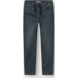 Jogger Fit Jeans - Blauw - Katoen - Verstelbare Taille