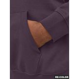 Plus - Hoodie - Geborstelde Stof - Katoen/Polyester - Kangoeroezak