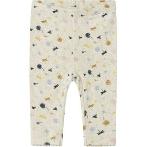 Biologisch Katoen - Legging - Ribgebreid - All-over Print - Elastische Taille