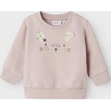 Sweatshirt - Regular Fit - Lange Mouwen - Ronde Hals - Ongeborstelde Sweatstof