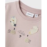 Sweatshirt - Regular Fit - Lange Mouwen - Ronde Hals - Ongeborstelde Sweatstof