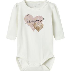 Name It - NbfKinin - Romper L/S - Cloud Danser m. Glitter