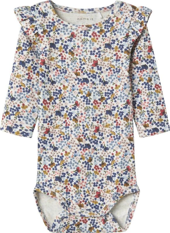 Name It - Baby Body - Katoen - Lange Mouwen - All-over Print