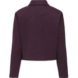 JDY - Tussenjas - Gemeleerd - Polyester - Puntkraag - Lange Mouwen