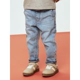 Denim - Tapered-Fit Jeans - Blauw - Denim - Verstelbare Taille