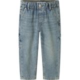 Denim - Tapered-Fit Jeans - Blauw - Denim - Verstelbare Taille
