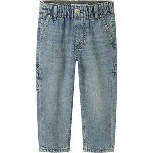 Tapered Fit Jeans - Denim - Zachte Stof - Verstelbare Taille - Slijtageplekken