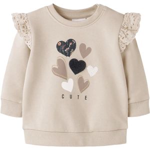 Name It - NBFLUISA LS Sweatshirt - Hoodie - Peyote - Regular Fit - Lange Mouwen