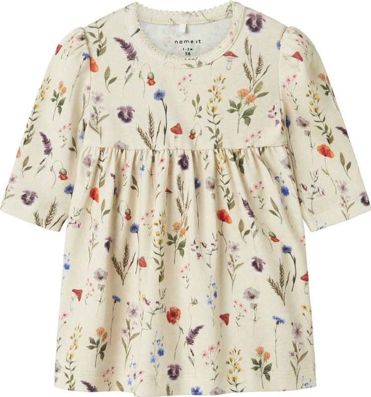 Jerseyjurk - Gestreept - Ribgebreid - Lange Mouwen - Ronde Hals