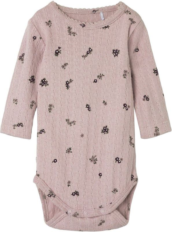 Lange Mouwen Romper - Ribgebreid - Body - All-over Print