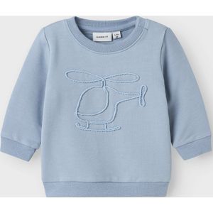 Name It - NbmKopter - Sweatshirt - Dusty Blue - Katoen