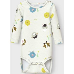 Biologisch Katoen - Romper - Lange Mouwen - All-over Print