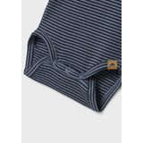 Lange Mouwen Romper - Boxpakje - O-hals - Drukknoopsluiting - Omgeslagen Manchetten