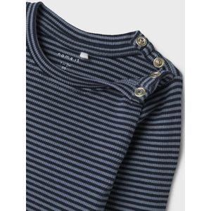 Lange Mouwen Romper - Boxpakje - O-hals - Drukknoopsluiting - Omgeslagen Manchetten