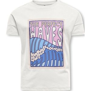 KIDS ONLY GIRL - T-shirt - Katoen - Korte Mouwen - Ronde Hals