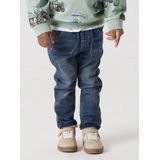 Jogger-Fit Jeans - Blauw - Katoen - Regular Fit - Verstelbare Taille