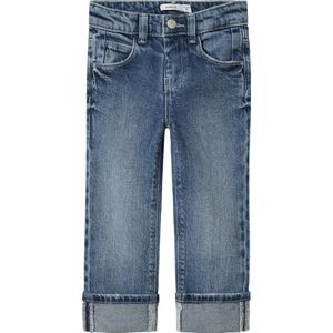 Denim - Straight-fit Jeans - Blauw - Denim - Mid-waist