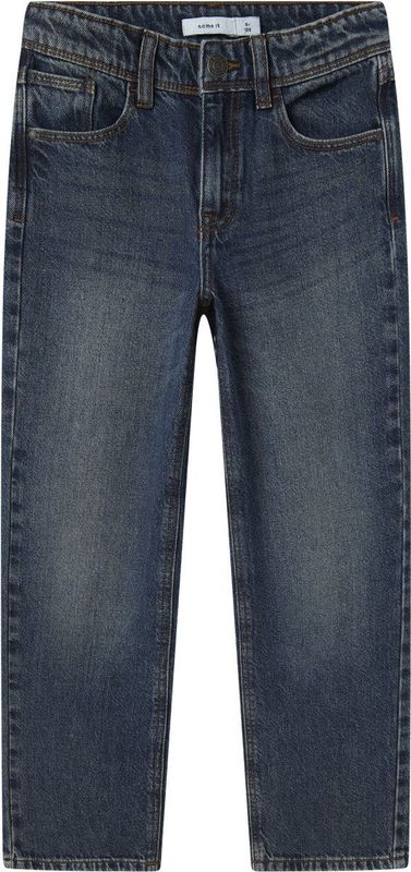 Jeans - Straight-fit - Blauw - Denim - Verstelbare Taille