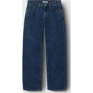 Jeans - High Waist Regular Fit - Denim - Straight-fit - Subtiele Slijtageplekken