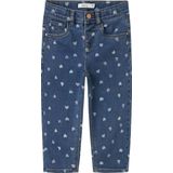 Mom-Fit Jeans - Blue - Denim - Verstelbare Taille