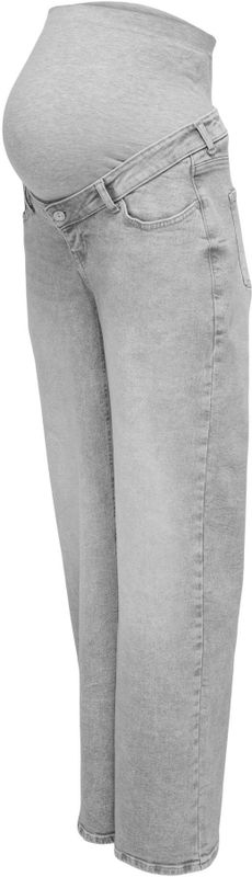 ONLY MATERNITY - Wide Leg Jeans - Grijs - Denim