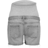 ONLY MATERNITY - Korte Broek - Denim - Gerafeld Detail - Regular Fit